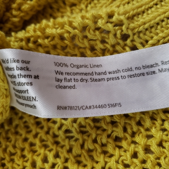 EILEEN FISHER Organic-Linen & Organic-Cotton Ribbed Sweater - Picture 2 of 5